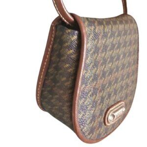 2/$40 Vintage 90s tiny hound's-too print ESPRIT cross body purse bag or belt bag